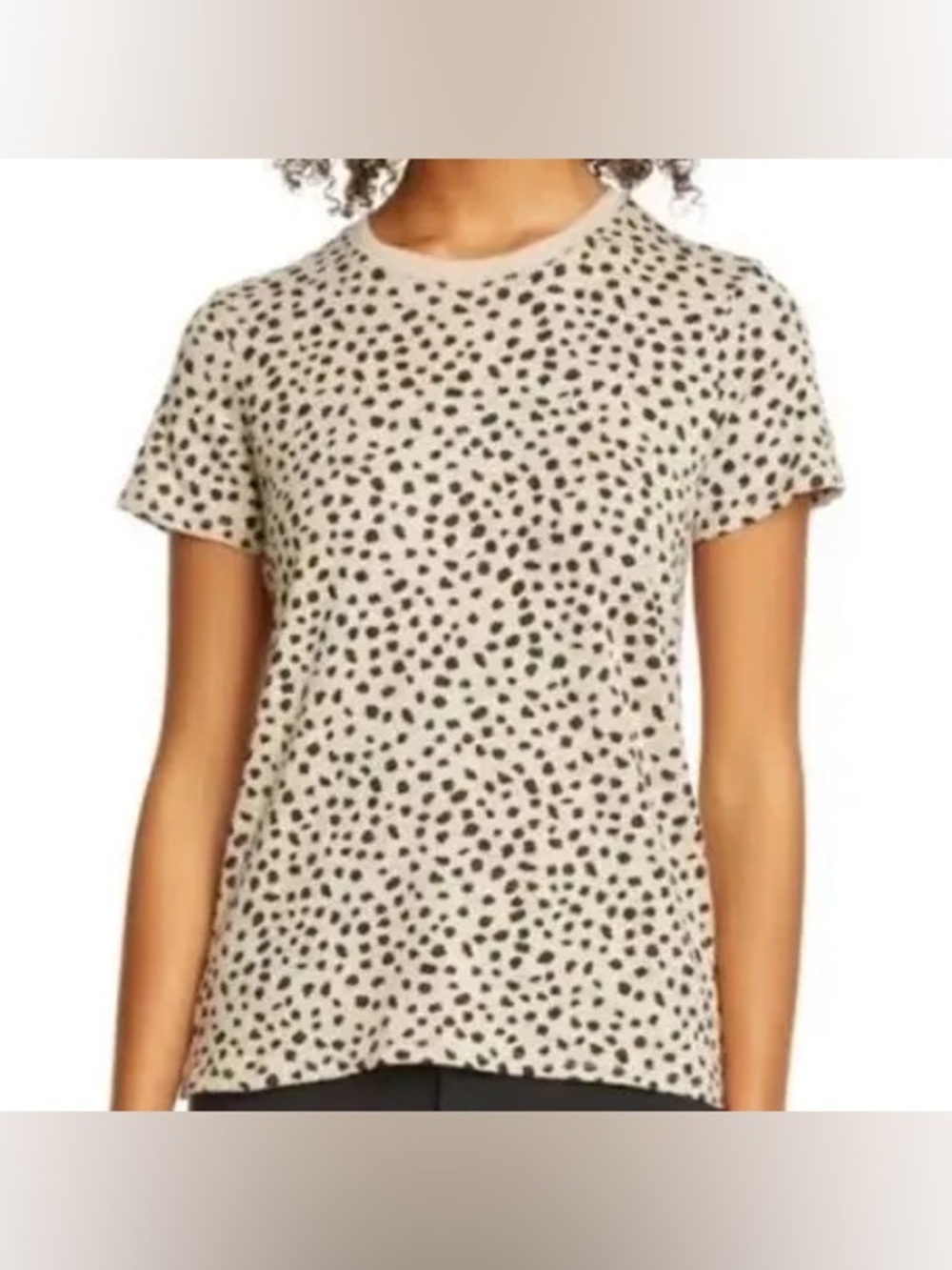 ATM Anthony Thomas Melillo Leopard Tee, Size XS